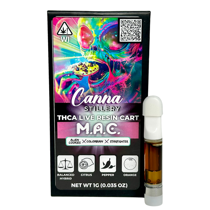 Canna Stillery THCA Live Resin Cart 1g MAC
