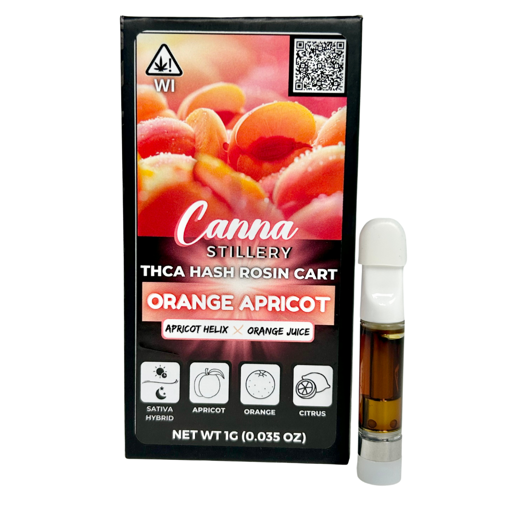 Canna Stillery THCA Live Rosin Cart 1g Orange Apricot