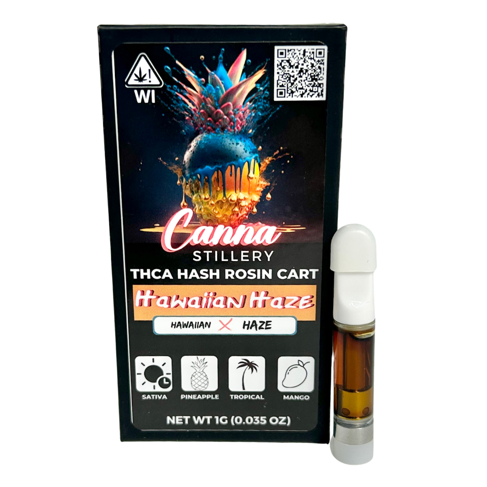 Canna Stillery THCA Live Rosin Cart 1g Hawaiian Haze