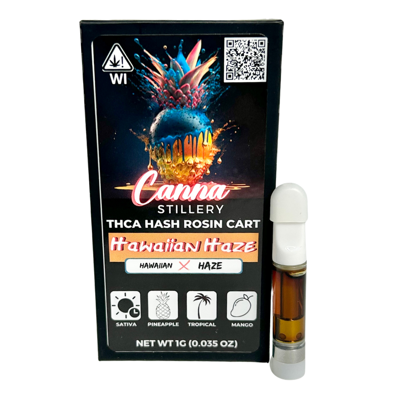 Canna Stillery THCA Live Rosin Cart 1g Hawaiian Haze