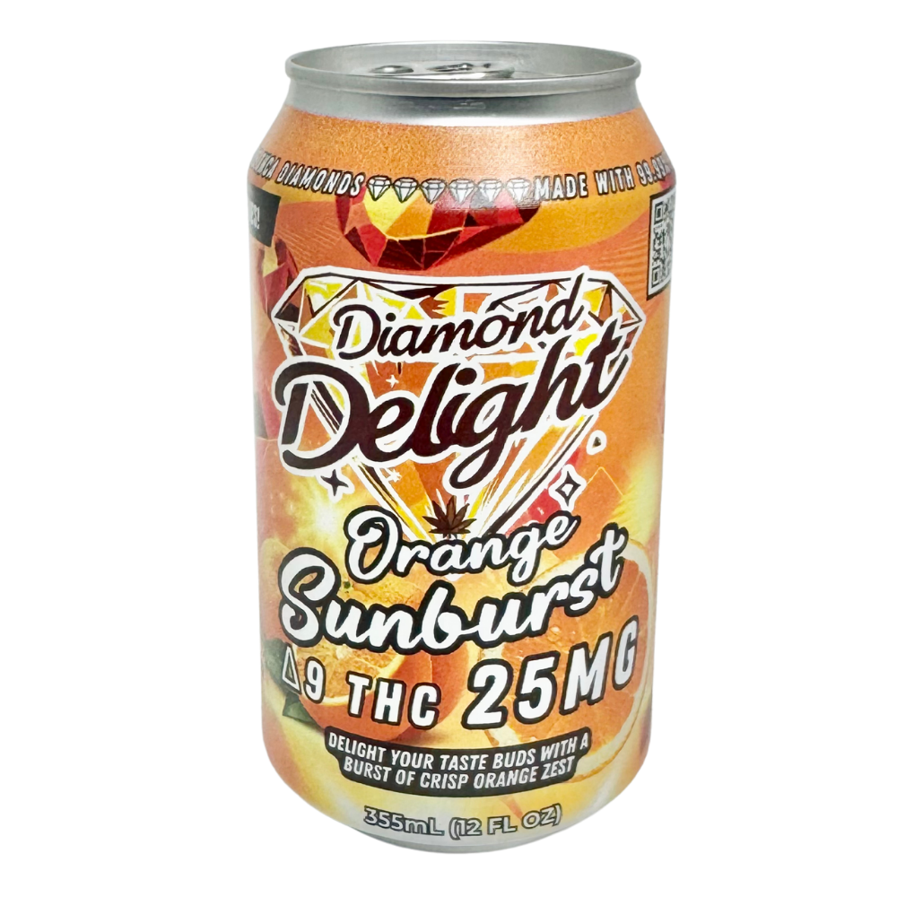 Diamond Delight Soda - Orange Sunburst 25mg D9 (12oz)
