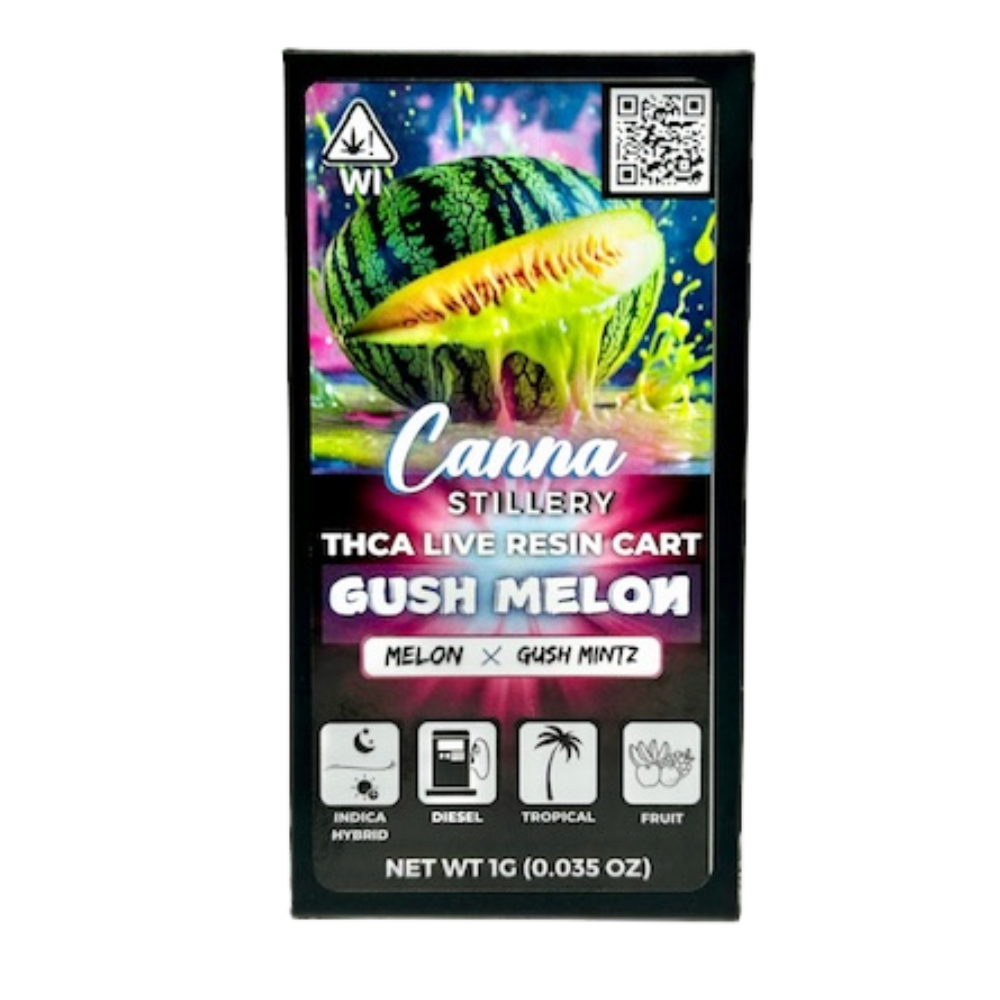Canna Stillery THCA Live Resin Cart 1g Gush Melon