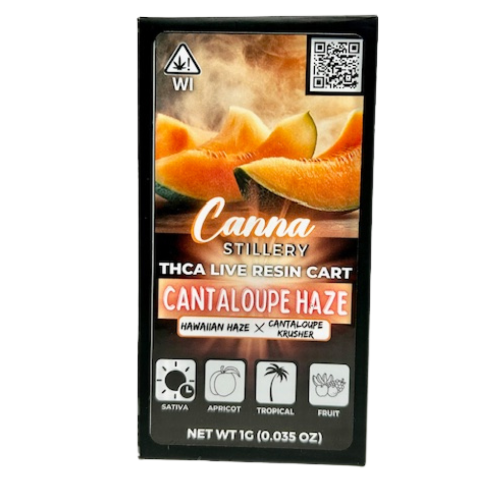 Canna Stillery THCA Live Resin Cart 1g Cantaloupe Haze