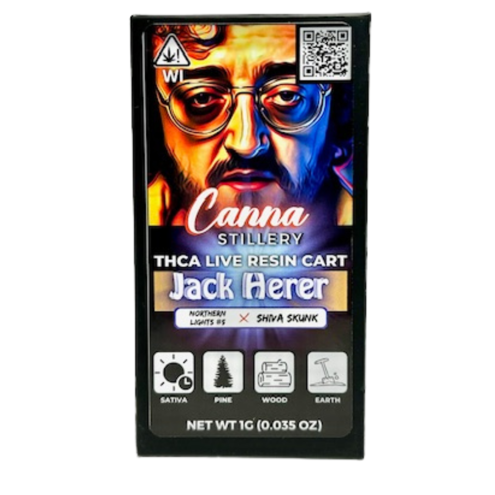 Canna Stillery THCA Live Resin Cart 1g Jack Herer