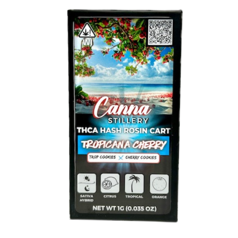 Canna Stillery THCA Live Rosin Cart 1g Tropicana Cherry