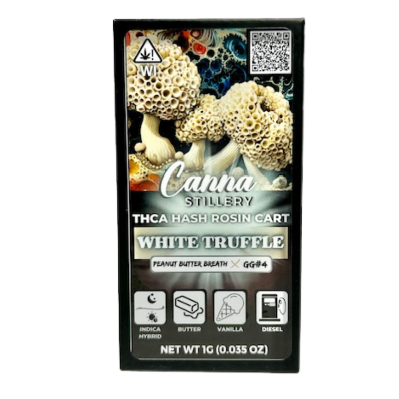 Canna Stillery THCA Live Rosin Cart 1g White Truffle