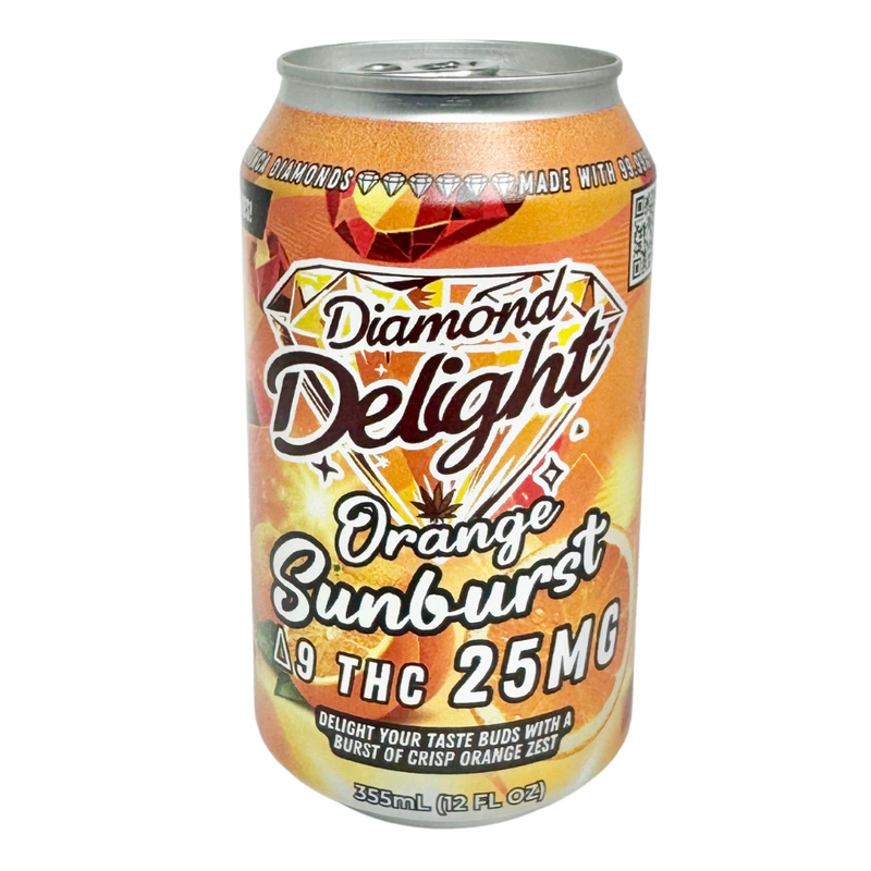 Diamond Delight Soda - Orange Sunburst 25mg D9 (12oz)