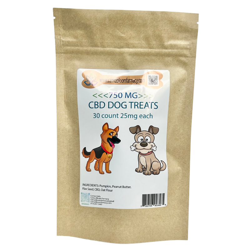 Canna Bloom Farmacy Pet Treats - 750mg CBD (30 Count)