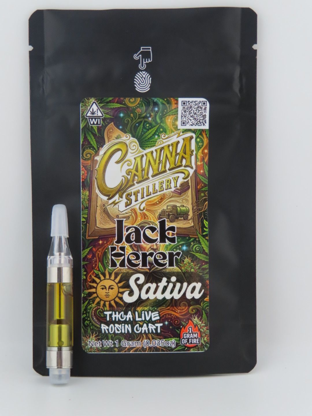 Canna Stillery THCA Live Rosin Cart 1g Jack Herer