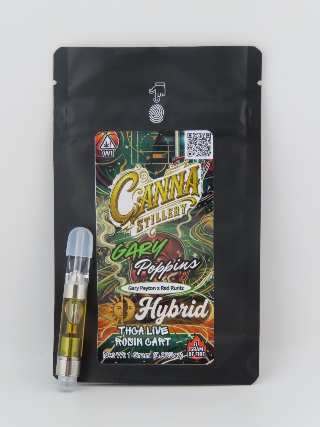 Canna Stillery THCA Live Rosin Cart 1g Gary Poppins
