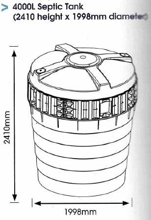 RELN Septic Tank – 4000L