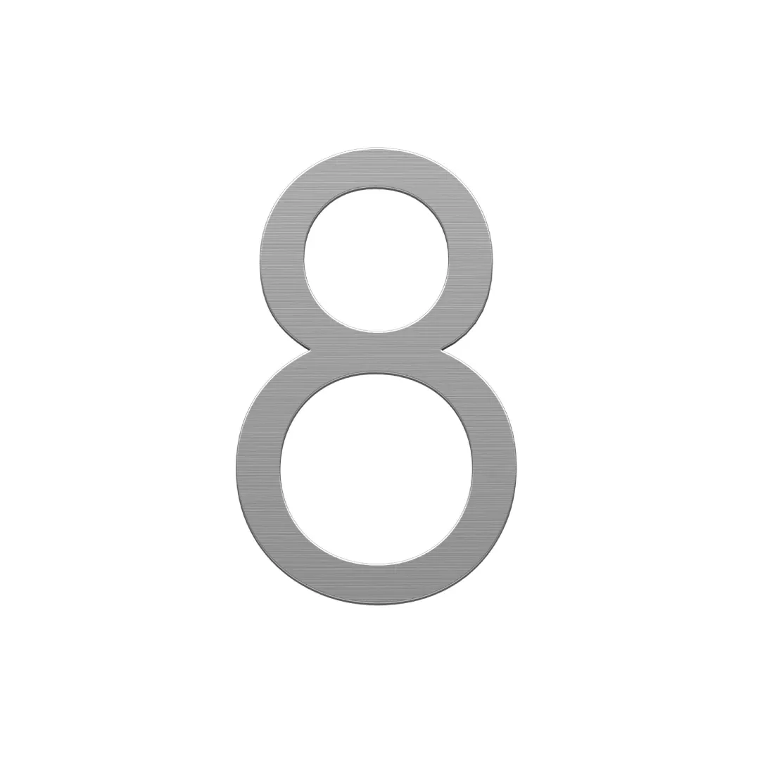Dogood Steel House Numbers 75mm