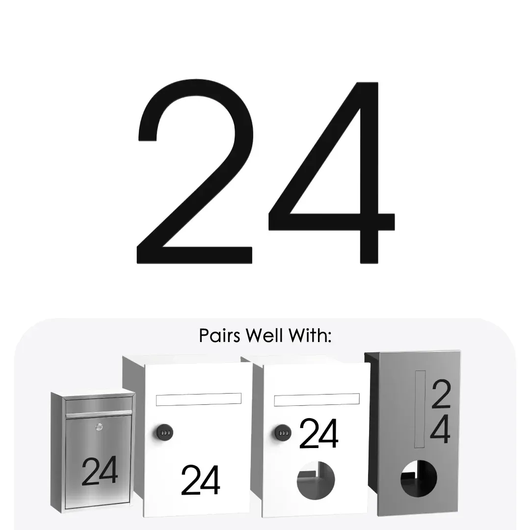 Dogood Acrylic House Numbers 75mm
