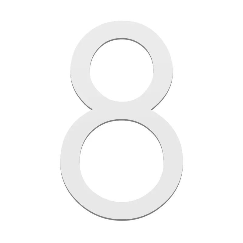 Dogood Steel House Numbers 120mm