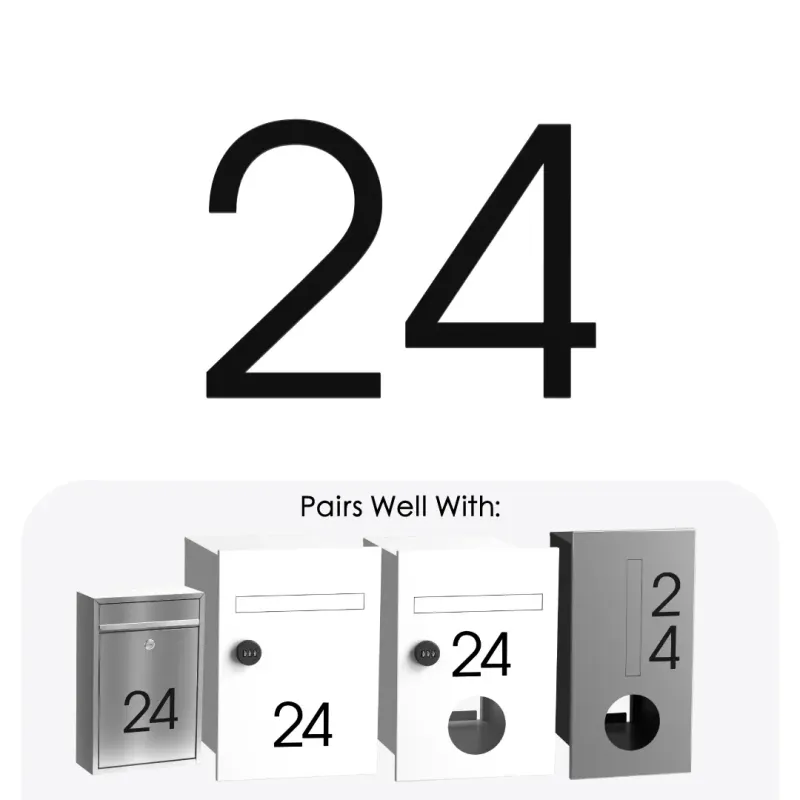 Dogood Acrylic House Numbers 120mm