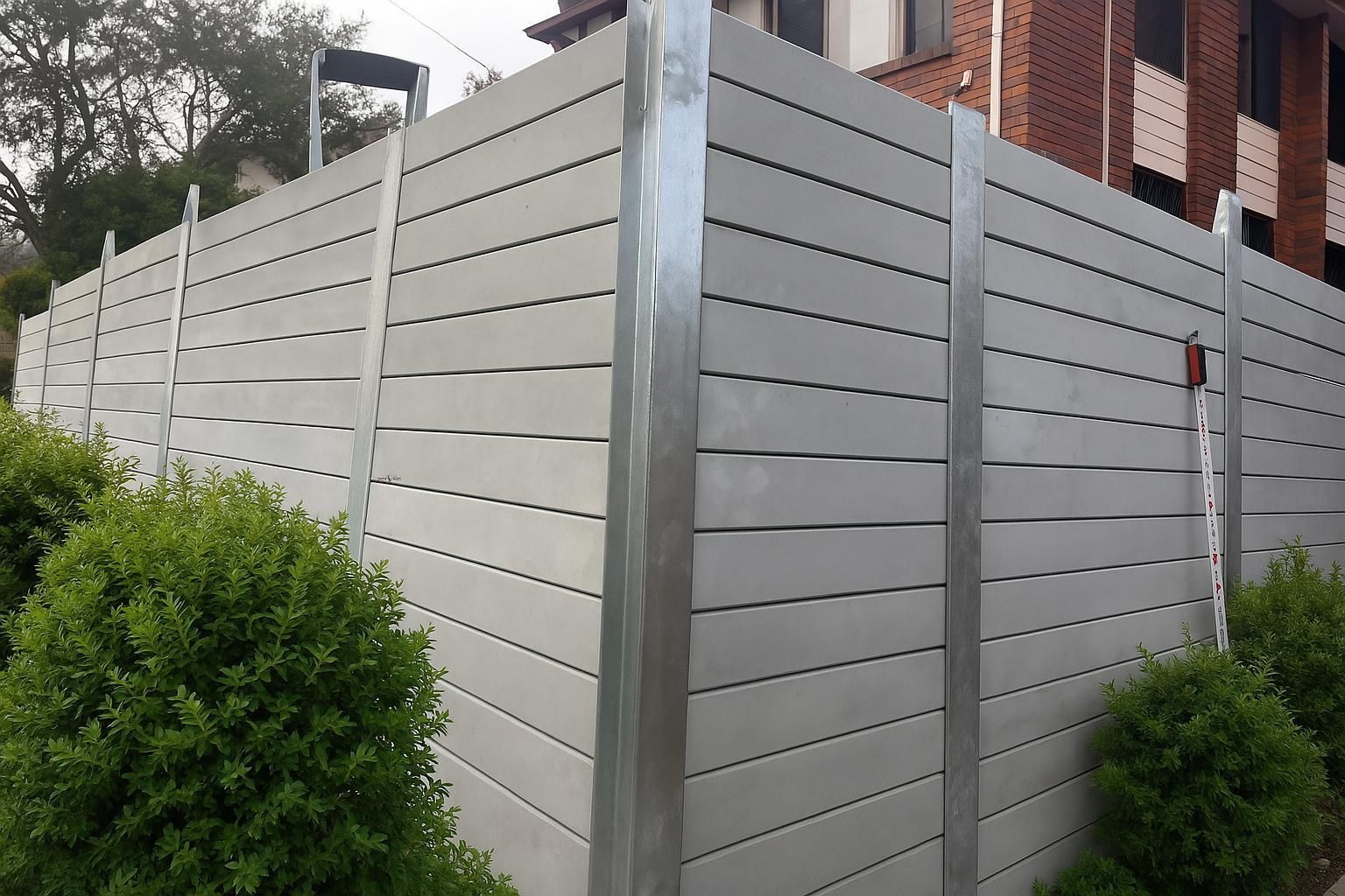 Concrete Sleeper Smooth Grey Finish