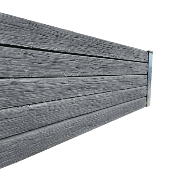 Concrete Sleeper Timber Finish