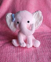 Birth Stat Elephant, Colour: Pink