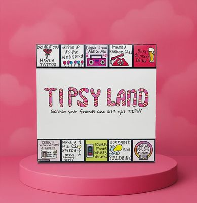 Tipsy Land - Adult Party Board Game