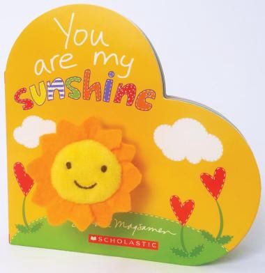 You are My Sunshine shape book