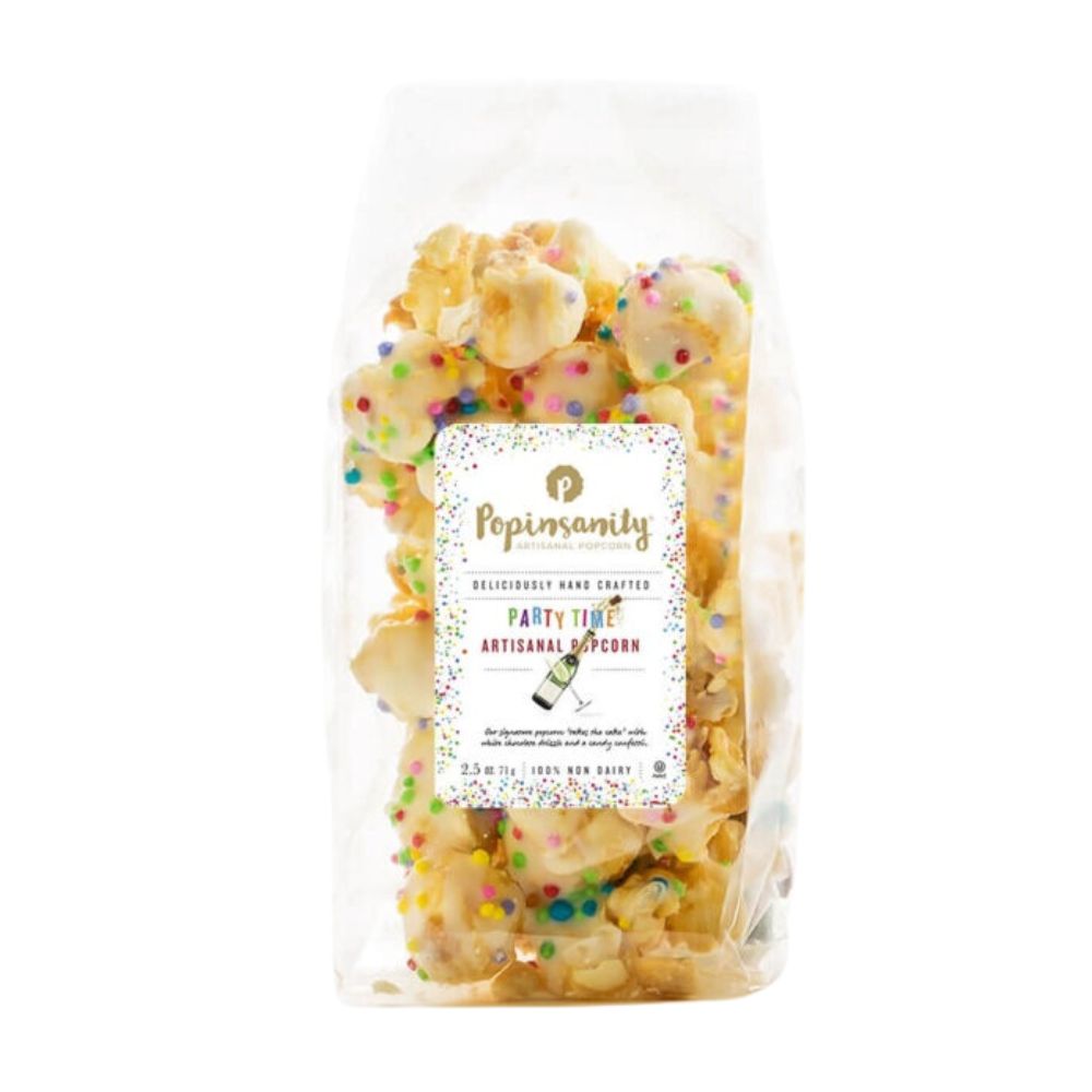 Popinsanity Party Time Artisanal Popcorn 2.5 oz