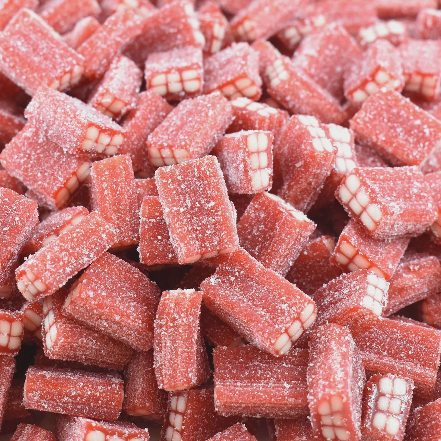 Sour Strawberry Bricks