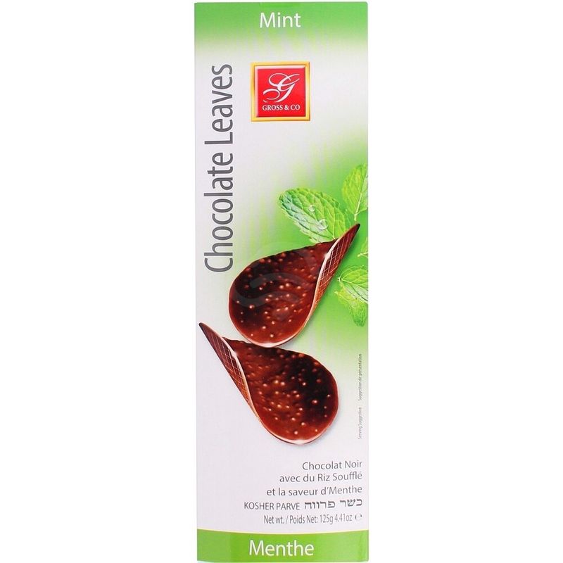 Gross &amp; Co. Mint Chocolate Leaves 4.4 oz