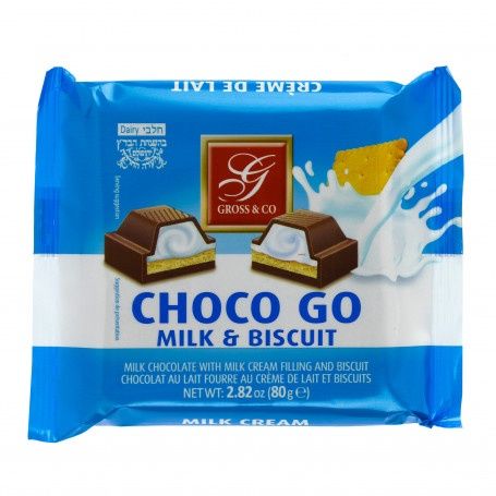 Gross &amp; Co. Choco Go Milk &amp; Biscuit 2.82 oz