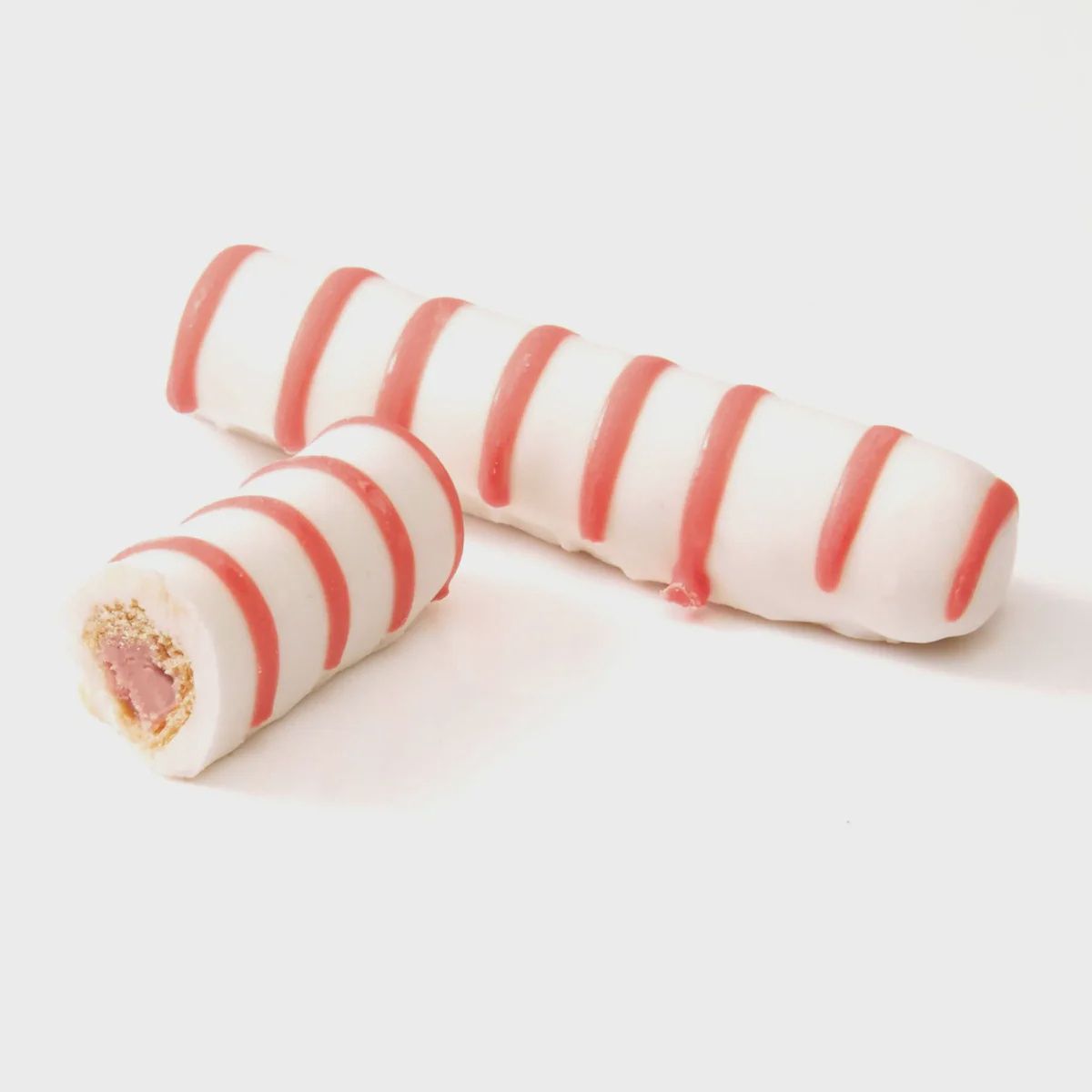 White Wafflle Rolls Strawberry
