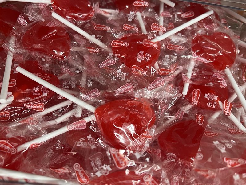 Red Heart Lollypops