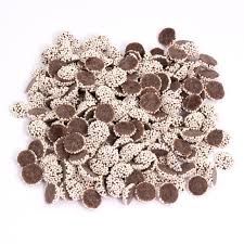Dark Chocolate White Sprinkles Nonpareils