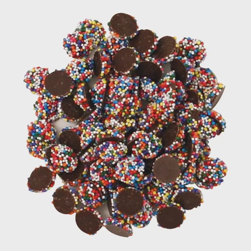 Dark Chocolate Colorful Sprinkles Nonpareils