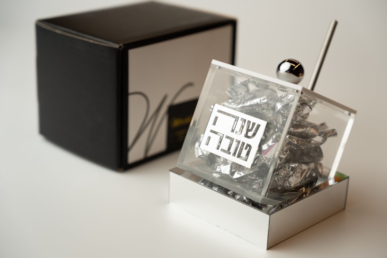 Silver Honey Tilt Dish