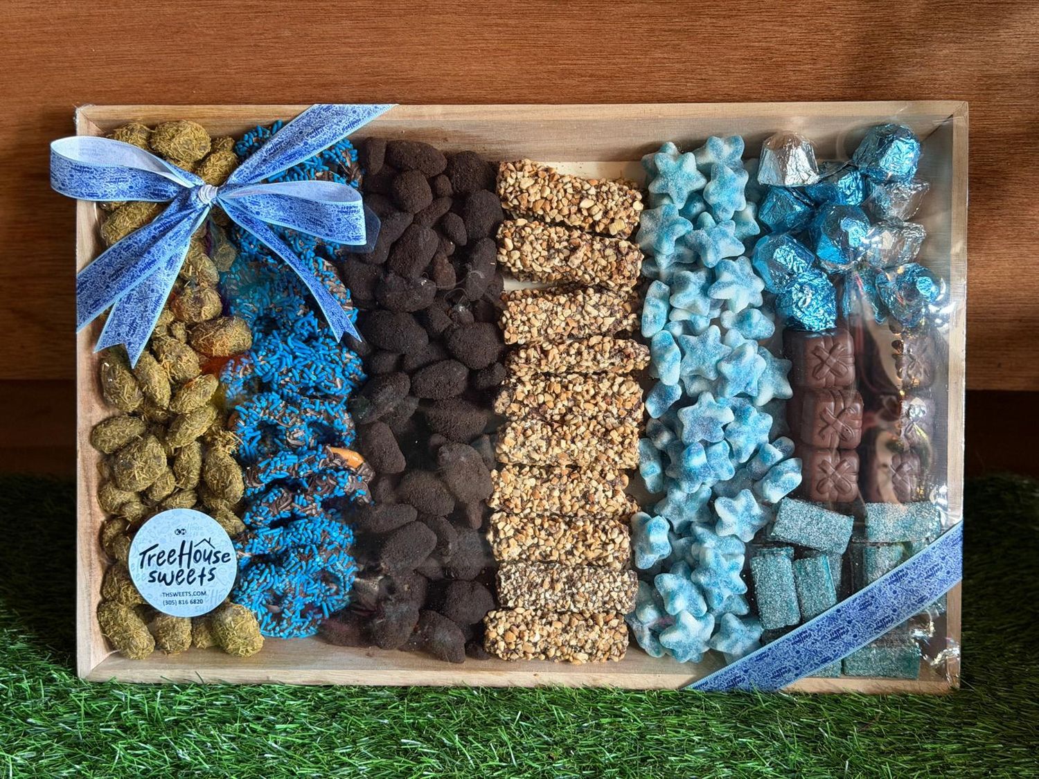 Blue &amp; Gold Chocolate Board