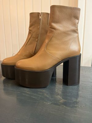 Simon Miller High Raid Boots in Brown