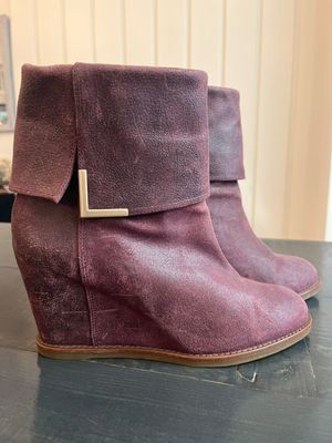 Burgundy Ankle Boots