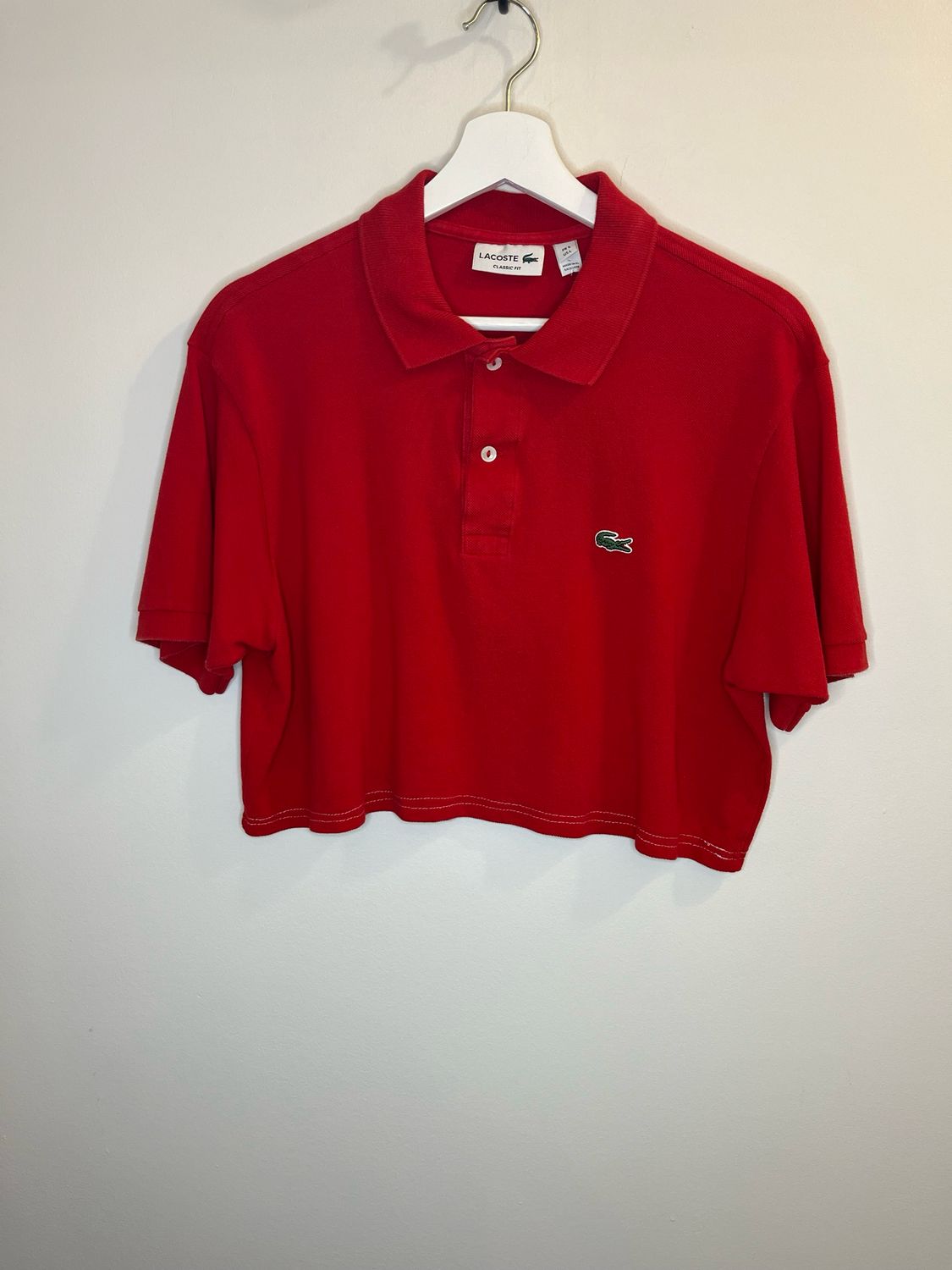Lacoste Red Crop