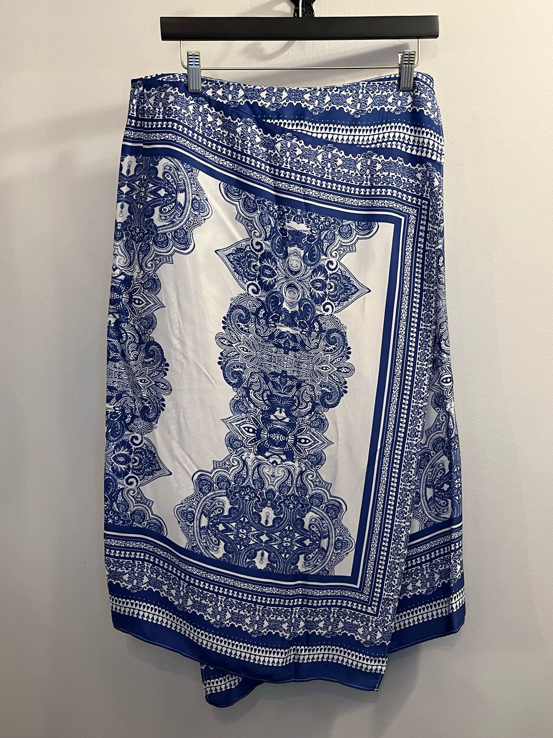 Blue and White Skirt/ Cover up