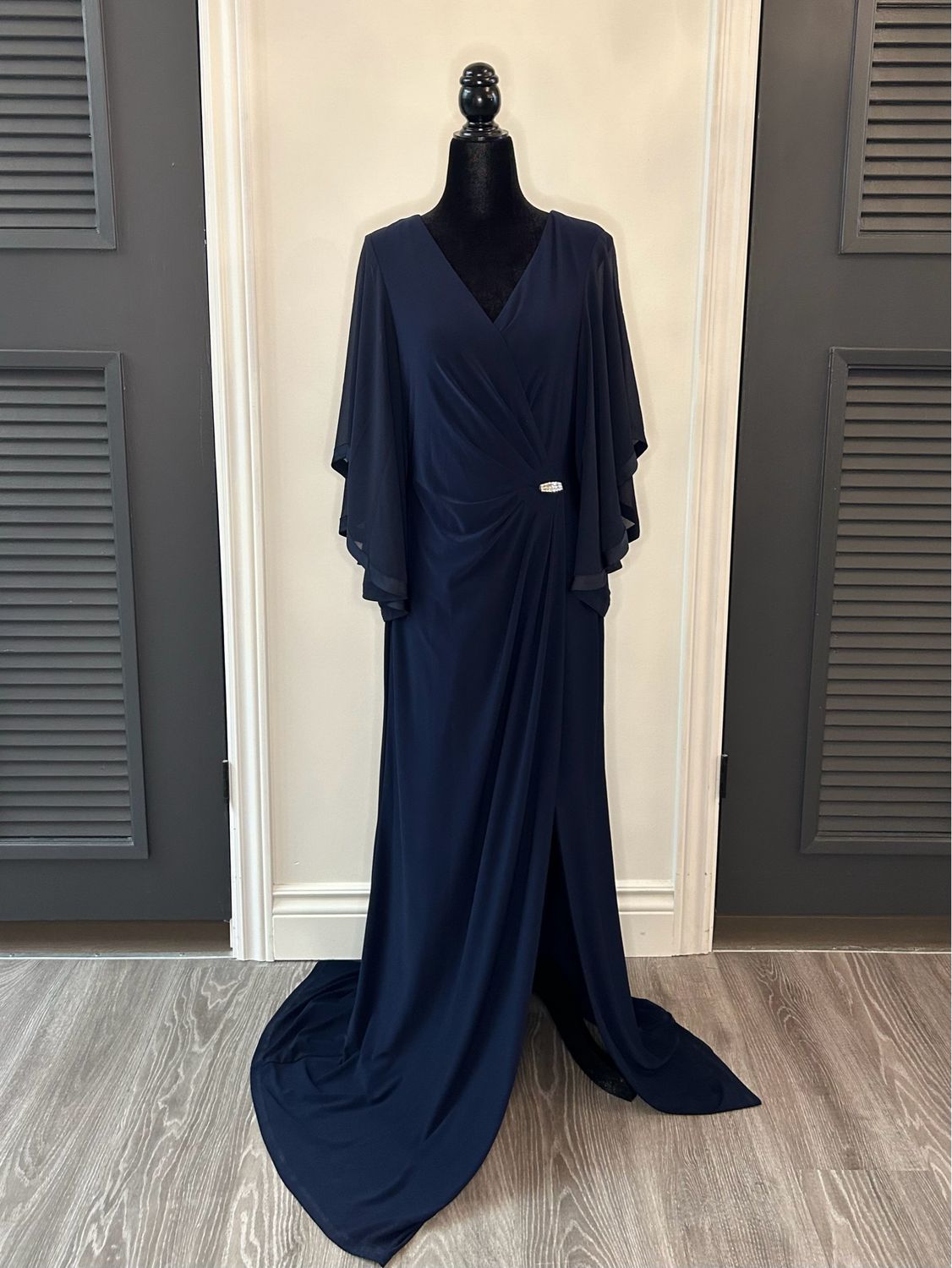 Ralph Lauren Elegant Navy Gown