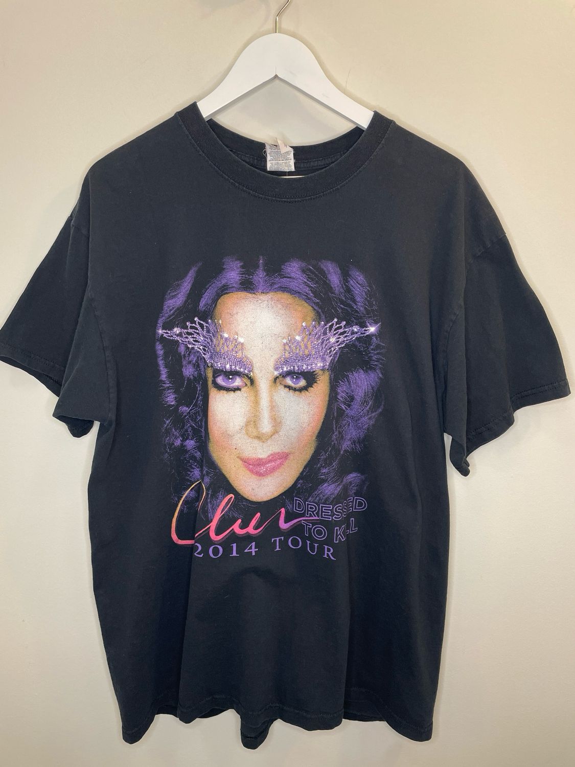 Cher Dressed To Kill T Shirt Black