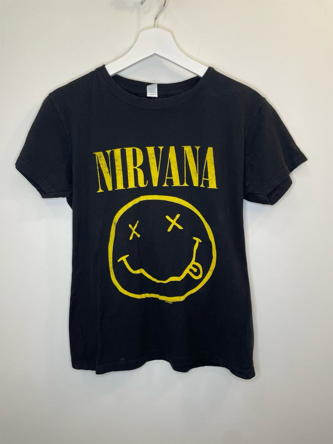 Black and Yellow Nirvana T Shirt