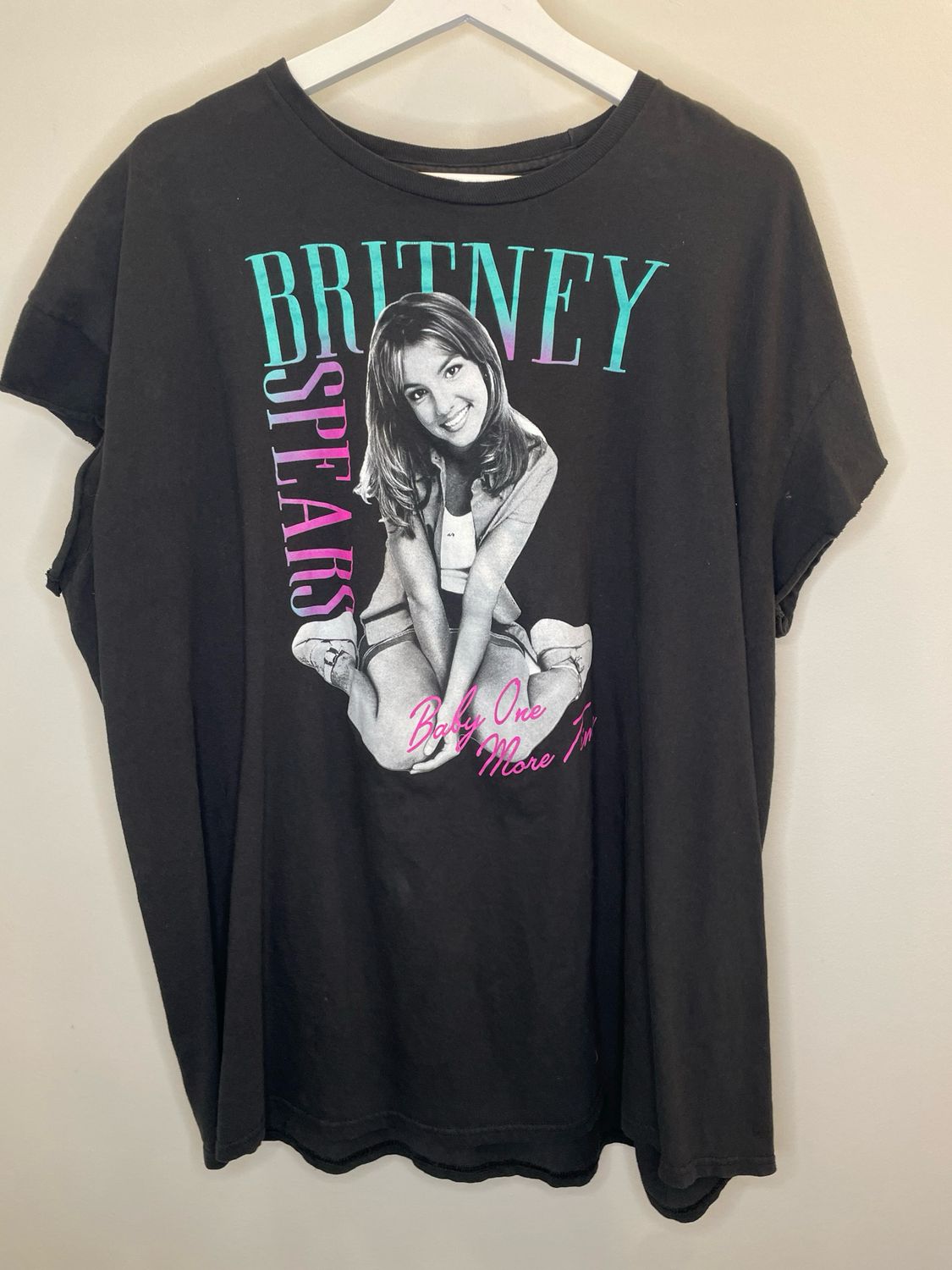 Black Britney Spears Graphic T-Shirt