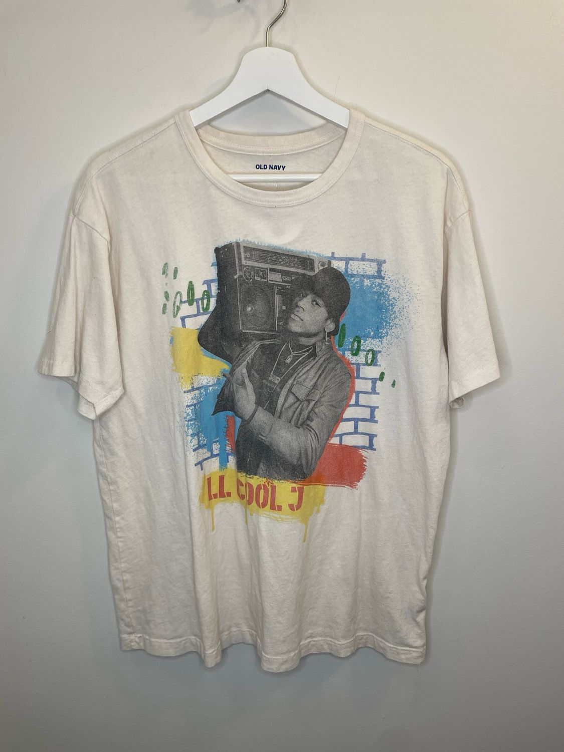 White LL Cool J T Shirt