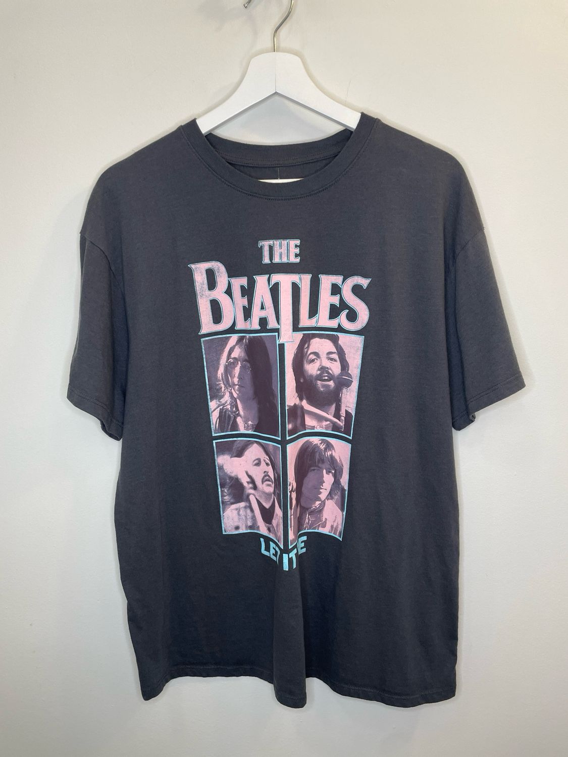 The Beatles Let It Be T Shirt Grey