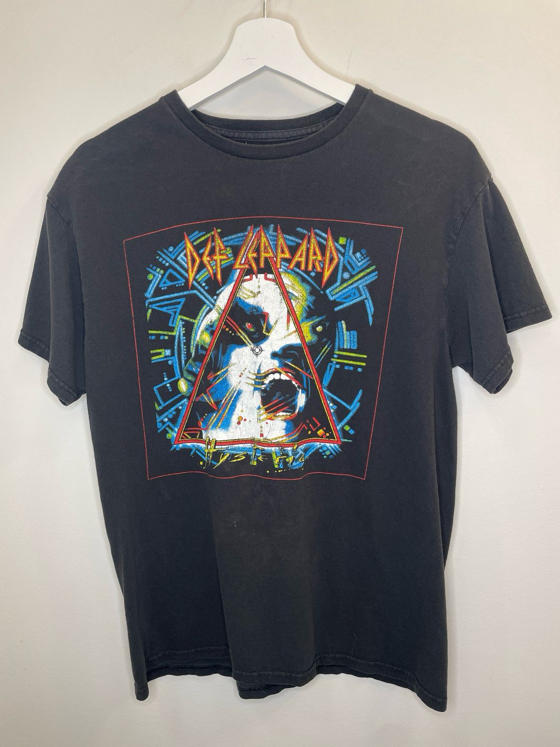 Def Leopard T Shirt Black