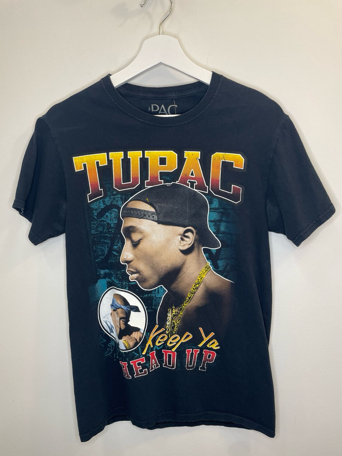 Tupac T Shirt Black