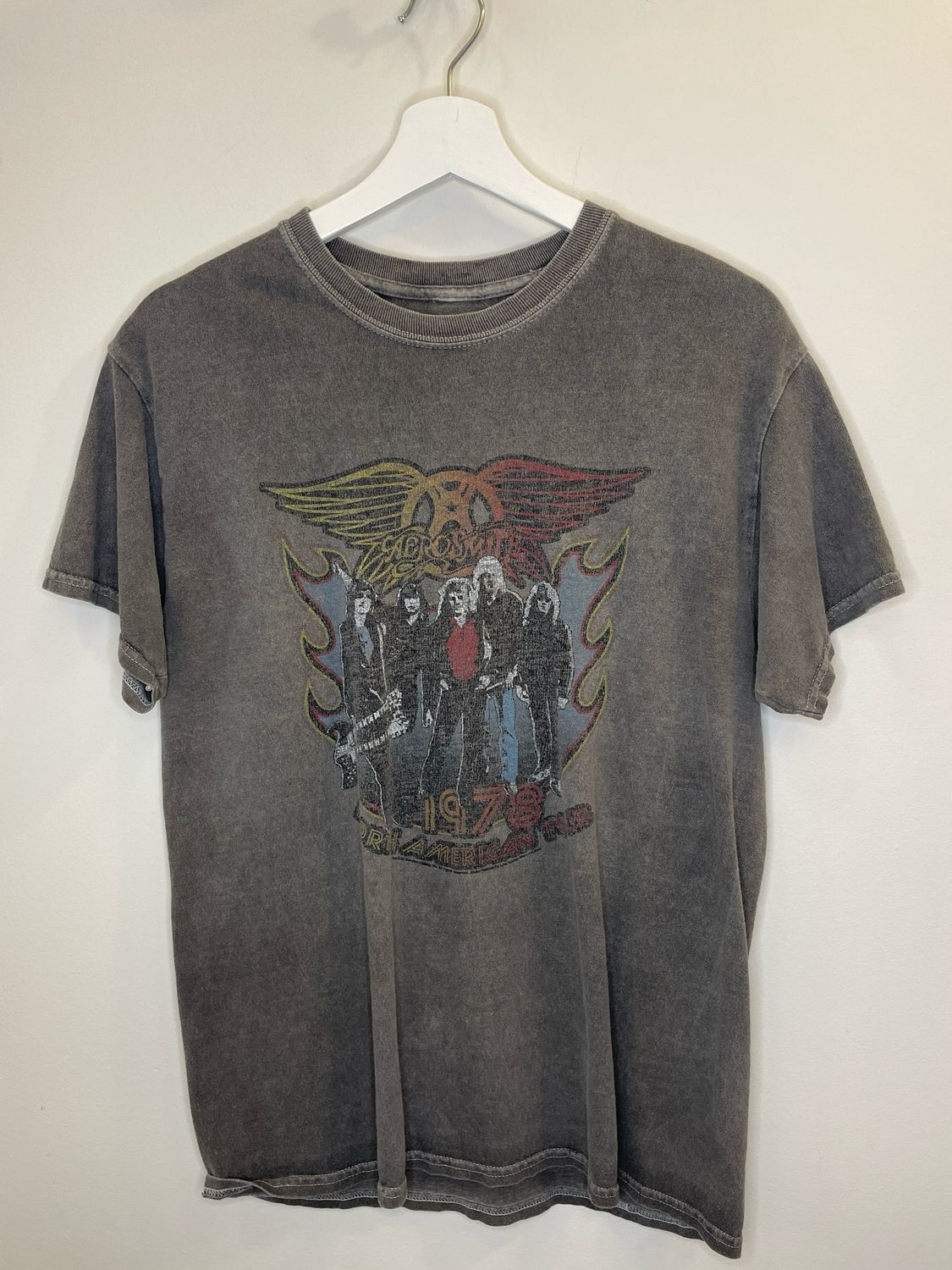 1970 Aerosmith T Shirt Grey