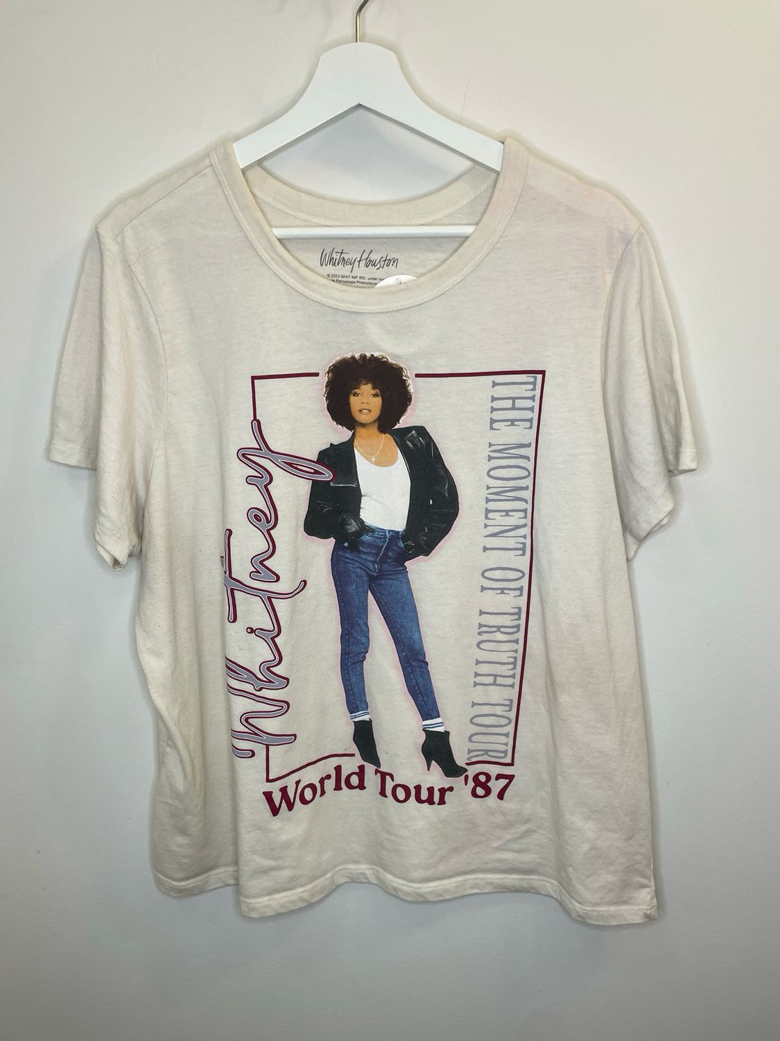 Whitney Houston World Tour &#39;87 T-Shirt