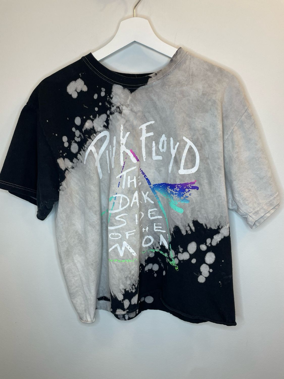 Black and Grey Pink Floyd T Shirt