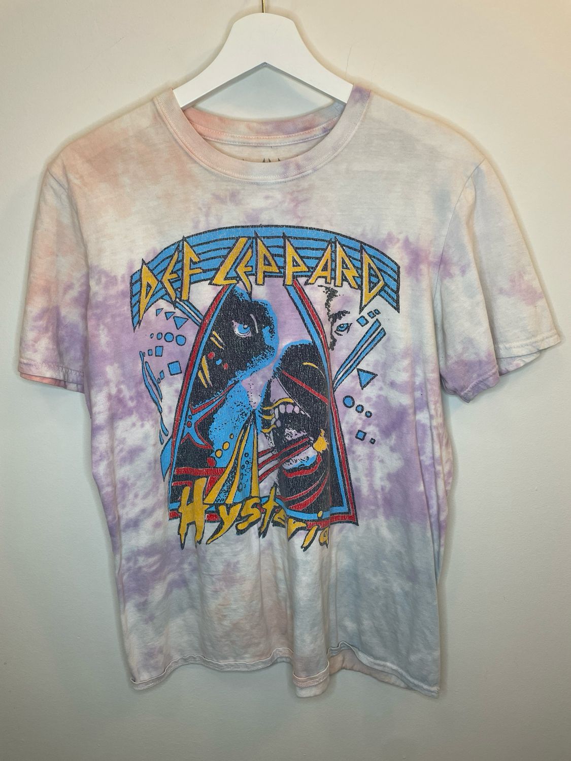 Def Leopard T Shirt Pink